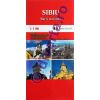 SIBIU, harta pliata turistica si rutiera, scara 1:7100, format 50x70 cm
