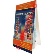 EUROPA, harta pliata rutiera si politica, scara 1:3750000, format 90x125 cm, editie 2013