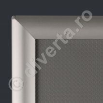 RAMA CLICK / SNAP 85x117 cm 25 MM PENTRU POSTERE, AFISE, TABLOURI, aluminiu eloxat, culoare argintiu (silver) mat, latime profil 25 mm, suprafata 850x1200 mm-2