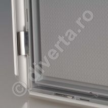 RAMA B2 25 MM SNAP/CLICK PENTRU TABLOURI, aluminiu eloxat, culoare argintiu (silver) mat, latime profil 25 mm, suprafata 500x700 mm-4