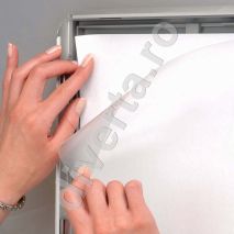 RAMA A5 CLICK / SNAP PENTRU PUZZLE 25 MM PENTRU POSTERE, AFISE, TABLOURI, aluminiu eloxat, culoare argintiu (silver) mat, latime profil 25 mm, suprafata 148x210 mm-5