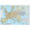 EUROPA, harta de perete politica si rutiera, scara 1:1650000, format 175 x 250 cm, laminata - plastifiata (incapsulata), baghete;harta foarte detaliata; contine complet: BAZINUL DUNARII / TRASEUL DUNARII CU ORASELE SI PORTURILE PRIN CARE TRECE; contine Rusia (pana la Kazan, Tolyatti, Saratov, Engels, Kamyshin, Volzhskiy, Volgograd, Stavropol, Nevinnomyssk, Cherkessk); contine Turcia (pana la Trabzon, Elazig); contine complet: Liban, Inaltimile Golan si partial: Georgia, Siria, Iordania, Israel, Cisiordania;foarte utila pentru agentiile de turism, primarii, consilii judetene, firme de distributie produse, marketing, constructii, logistica, transporturi, shipping, etc.